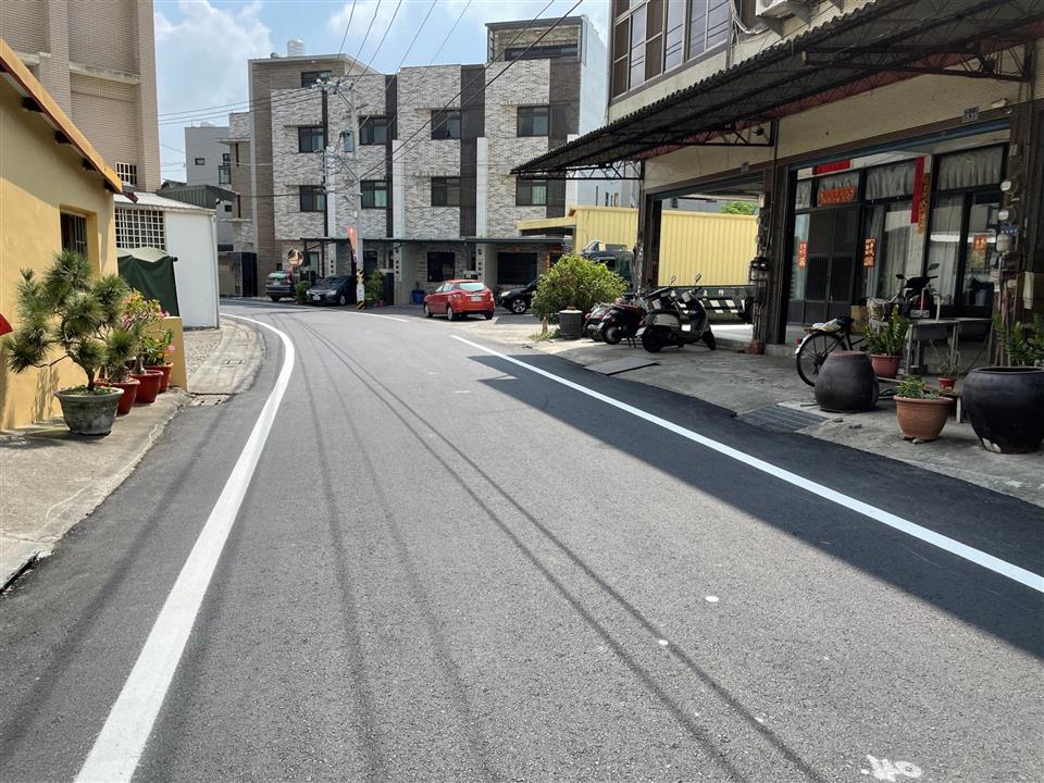 埤頭鄉平原村稻香路464巷、和平路等道路改善工程平原村和平路施工後
