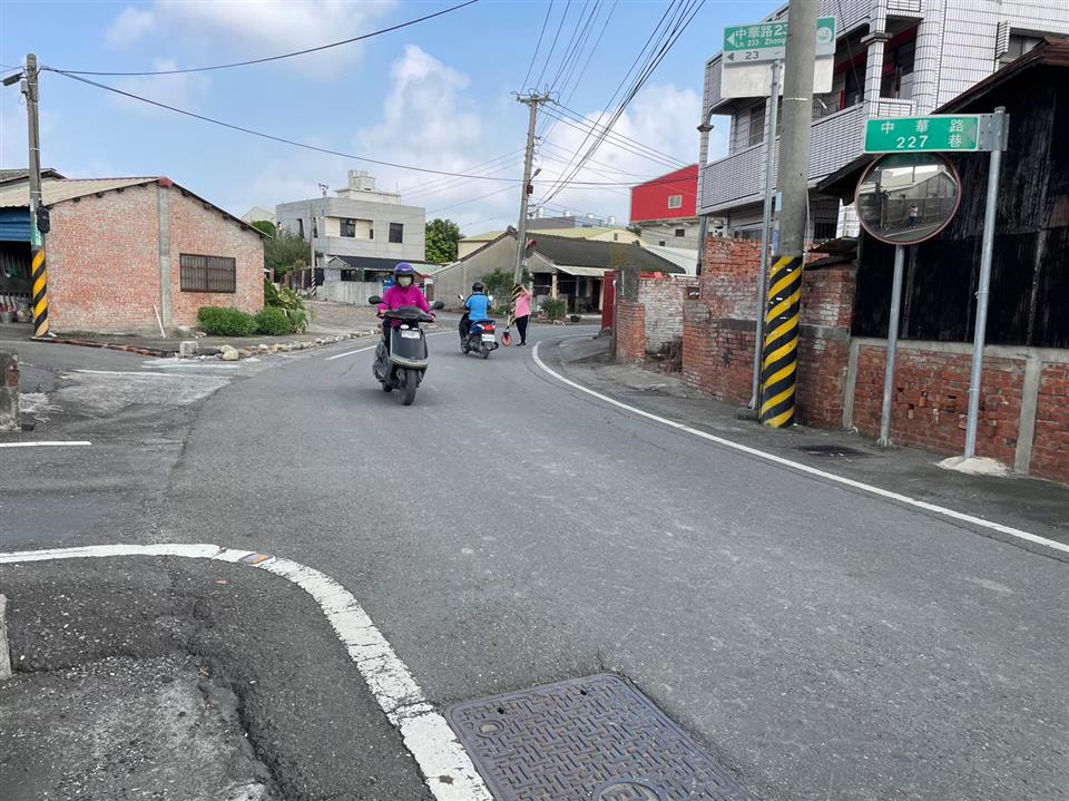 埤頭鄉陸嘉村中華路(彰184)等道路改善工程施工前