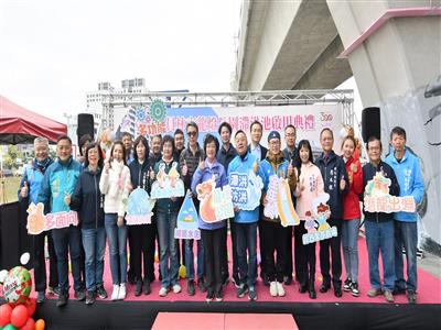 【下水道】員林龍燈公園變身 八千坪綠地滯洪池 