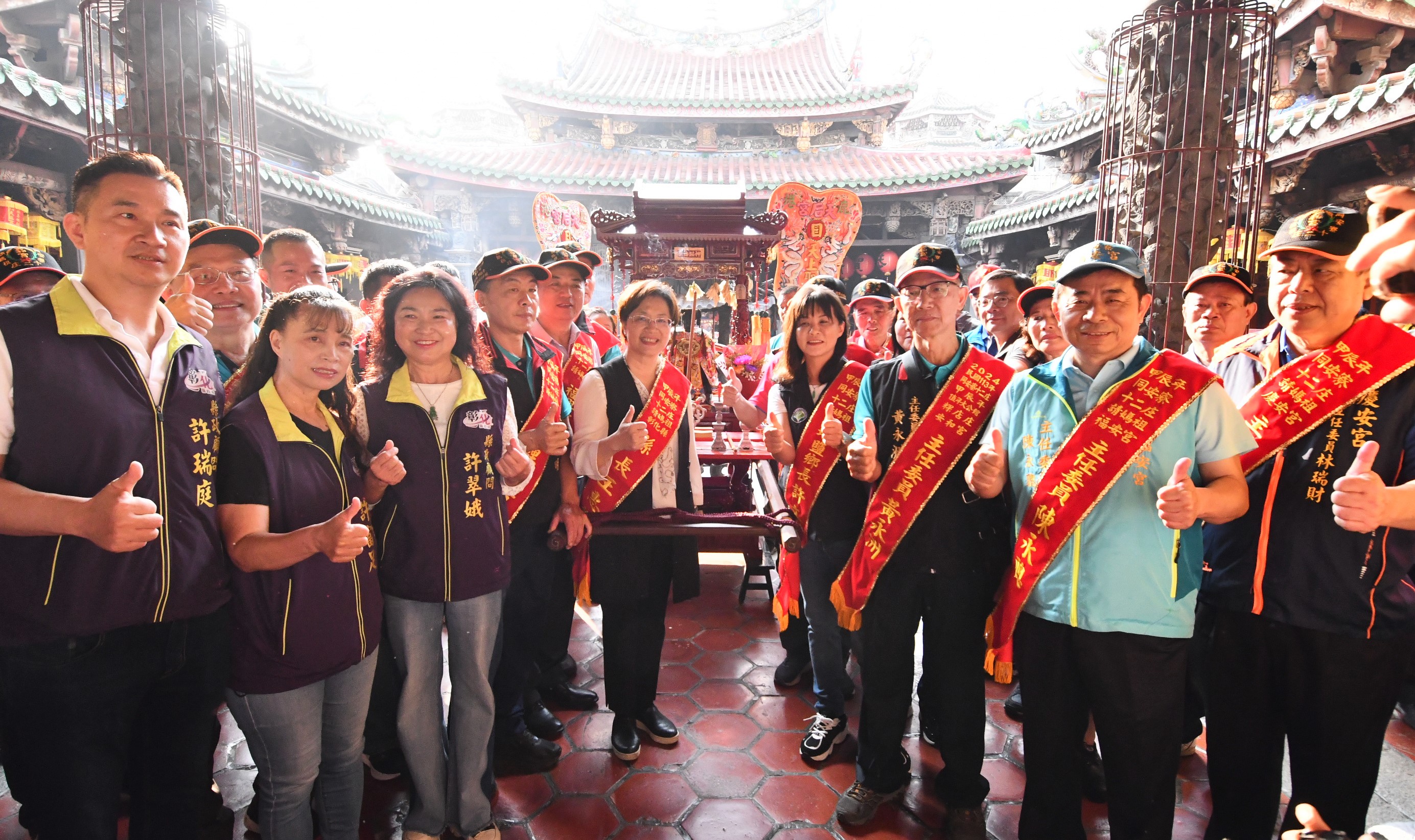 圖傳承近200年同安寮十二庄請媽祖 鹿港天后宮新祖宮媽祖遶境賜福