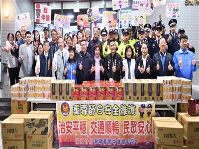 114年加強重要節日安全維護工作 縣長慰問執勤員警及協勤民力
