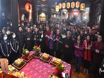 除夕夜到廟宇為民祈福  蛇來運轉 歡迎來彰化走春