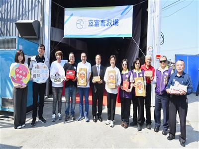 新北、彰化交流  有青才敢大聲 參訪立富畜牧場及昭成蛋品加工廠