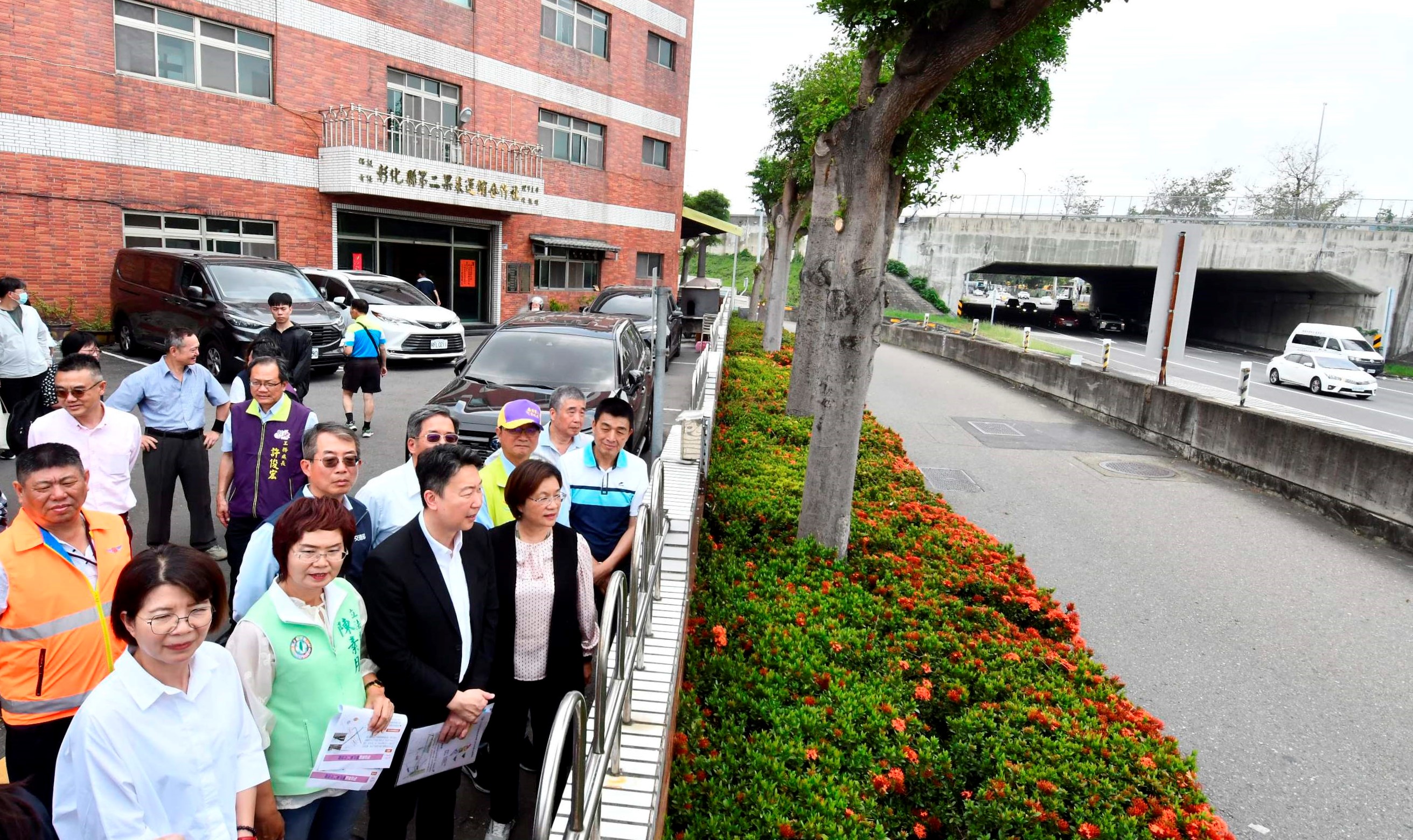 圖：立法院交通委員會考察彰化地區交通建設 第二站(彰化交流道壅塞之改善規劃) 