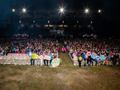 十鼓震天響 桐花夜綻放- 「桐花之夜」十鼓擊樂團熱力登場 千人共賞春日藝術饗宴