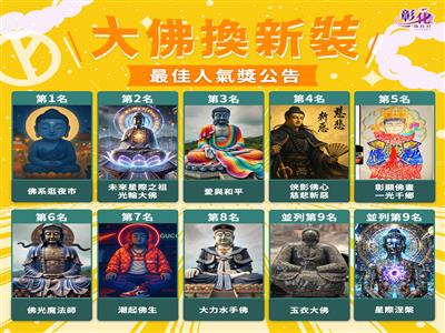 「大佛換新裝」最佳人氣獎票選結果揭曉 創意設計為歷史文化地標注入新風貌