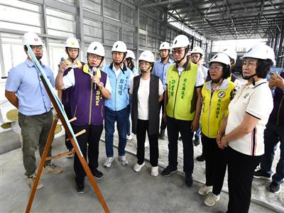 迎接2025台灣設計展在彰化 視察全縣首座專業展覽館即將完工