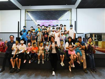 照片：彰縣府監護孩子與縣長媽媽與有約