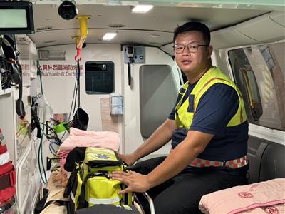 不是所有英雄都穿著披風 彰化工地職人張博皓榮獲114年全國救護志工菁英