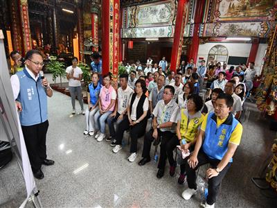 視察永靖鄉東彰路八段道路顛坡、嚴重破損投入養護經費1,047萬元