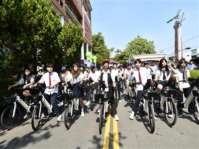 推動低碳永續 彰化第10個鄉鎮 永靖鄉正式啟用MOOVO公共自行車