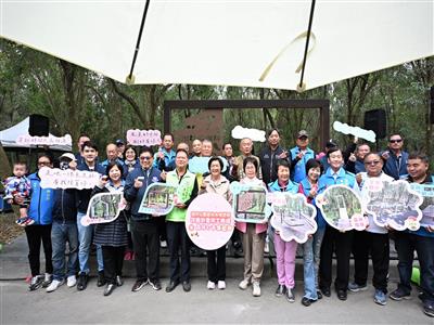 溪州公園森林木棧道區改善工程啟用 整修木棧道1,476平方公尺及多項設施