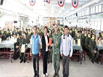 嘉義中坑及中庄營區探視彰化子弟兵 勉勵持續提升、打造幸福未來
