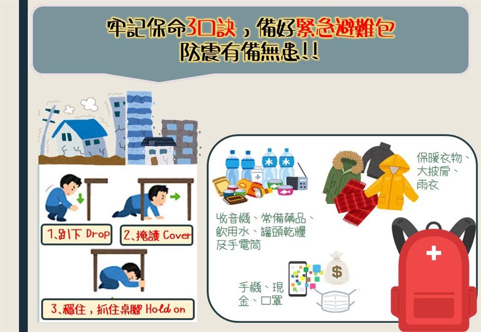 防災專區112年11月份宣導海報