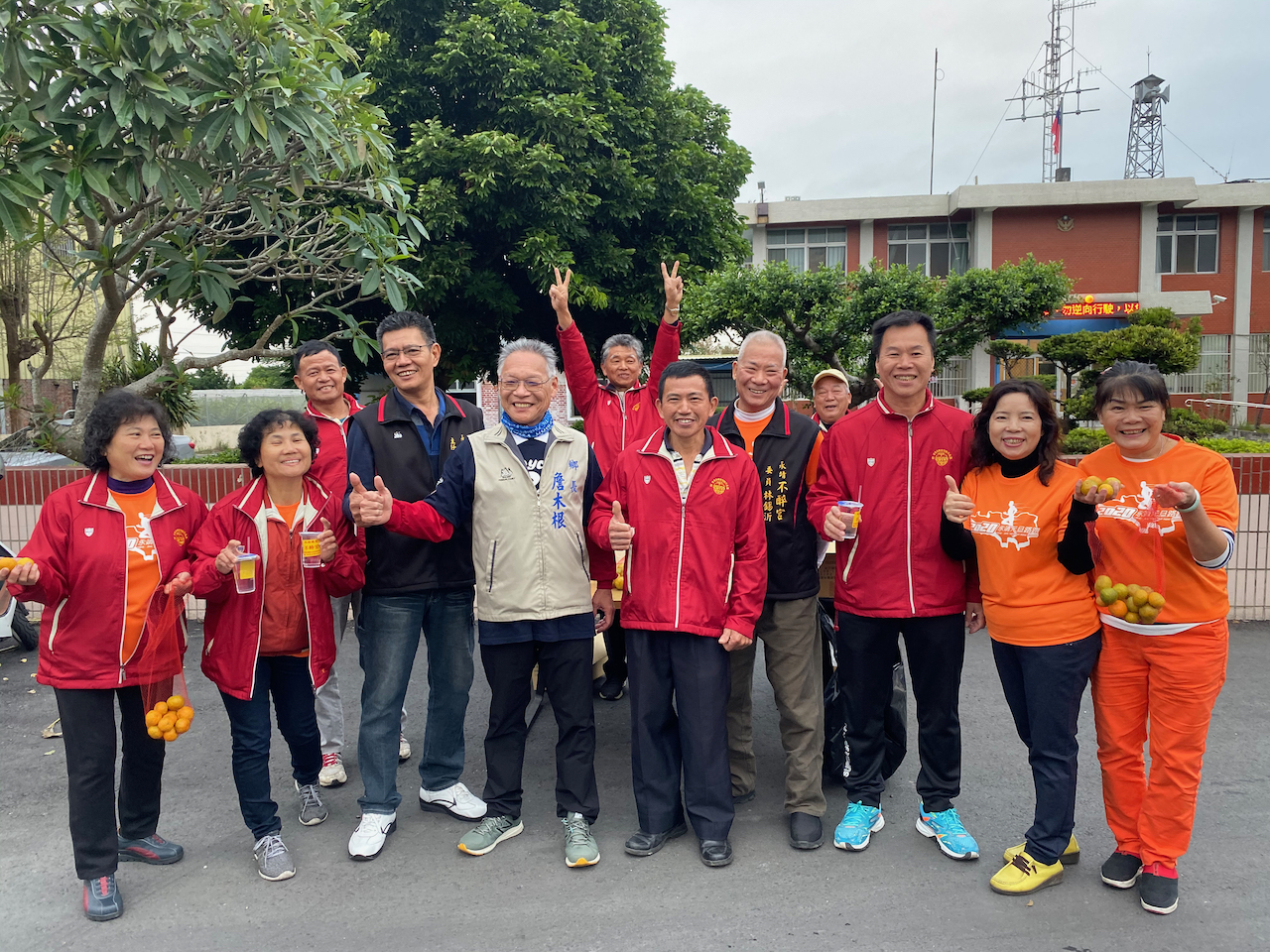 109年永靖鄉第34屆元旦升旗典禮暨路跑活動社區協助