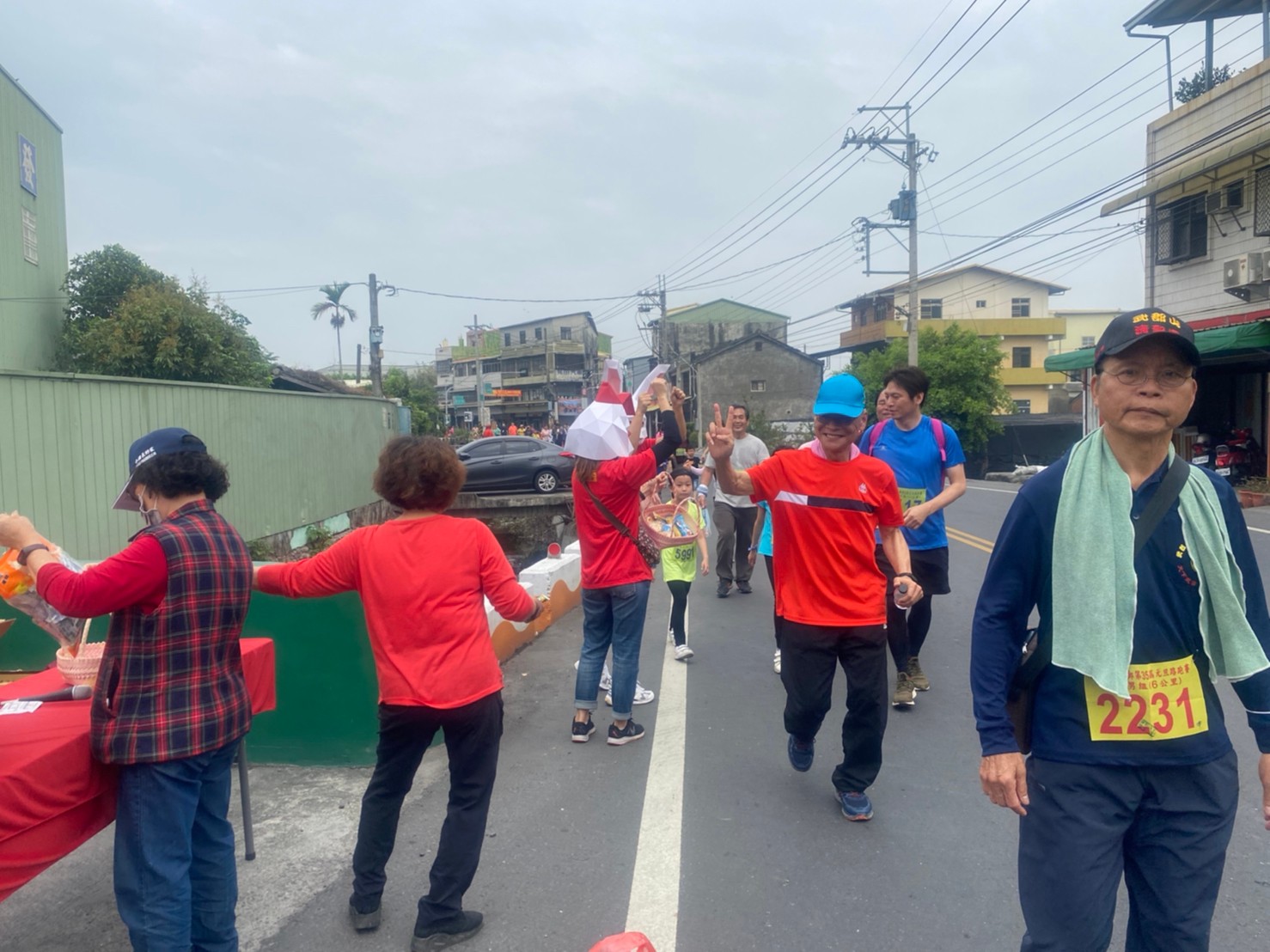 110年永靖鄉第35屆元旦升旗典禮暨路跑(補辦)活動鄉長與民同歡